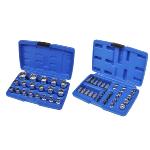 Coffret 53 Pièces (Douilles + Embouts Torx ) en Acier Chrome Vanadium