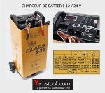 Chargeur de batterie voiture ,camping car , camion 12v / 24v BOOSTER 430