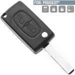Boitier télécommande Plip 2 Boutons Peugeot 207, 307, 3008, Expert