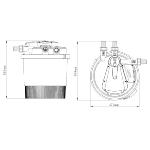 Filtre de bassin, étang à pression UV 36W / 40000L max