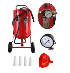 Cabine de sablage mobile , sableuse 100 L + accessoires