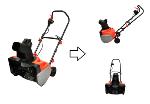 Déneigeuse 2000W - fraise à neige électrique 45 cm