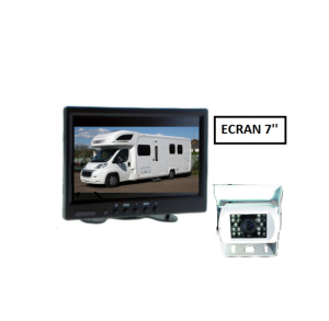 Antarion Pack Camera de recul pour camping car écran 7' 