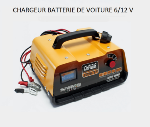 Chargeur de batterie  voiture 6v / 12v  WC