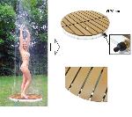 Douche de jardin / piscine ronde Ø70cm à jet inversés - 18 jets