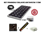 ANTARION - Kit panneau solaire 110w monocristallin pour camping car