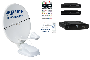 Antarion Kit Antenne satellite  85cm G6+ CONNECT TWIN TNT SAT