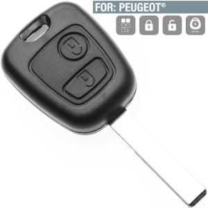 Boitier télécommande Plip 2 Boutons Peugeot 307, Expert