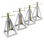 Lot de 4 Chandelles aluminium pour caravane / remorque