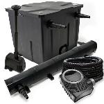 Kit de filtration biologique uvc 72 w bassin 12000 L + pompe fontaine