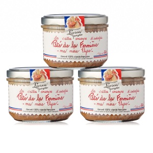 Pâté de la Fermière 3 x 220g par LUCIEN GEORGELIN 