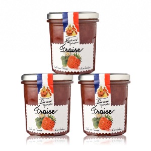 Lot de 3 Préparations de fraise 320g Lucien Georgelin