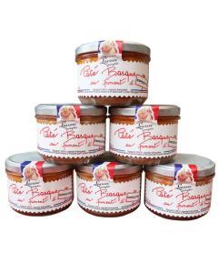 Lot de 6 Pâtés Basque au piment d'Espelette -220g LUCIEN GEORGELIN