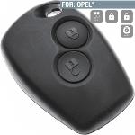 Boitier plip remplacement sans lame 2 Boutons Opel Movano