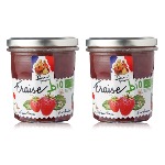 Préparation de fruit Fraise BIO LUCIEN GEORGELIN 2 X 320g 