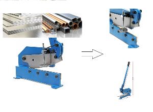 Cisaille à levier 300 mm - Pour tôle d'acier et fer rond /plat
