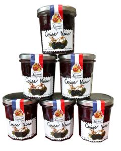 Lot de 6 Préparations de cerise noire 320g Lucien Georgelin