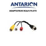 ANTARION - ADAPTATEUR RCA/4 PLOTS
