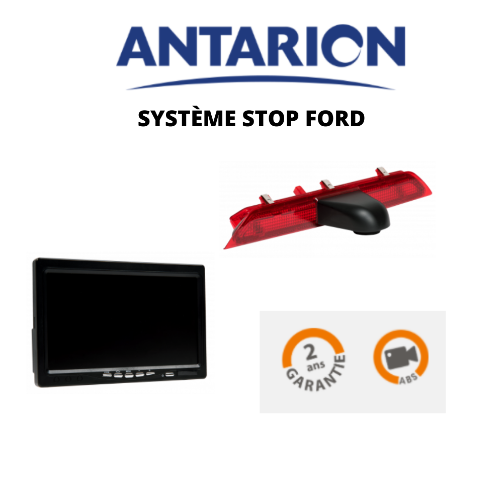 ANTARION - Camera de recul spécial fourgon FORD + écran LCD 7' 