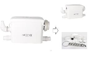 Broyeur Sanitaire pour wc suspendu 400W - 3 en 1 WC + Lavabo, douche