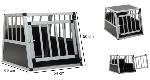 Cage de transport pour chien 54 x 69 x 50 cm - aluminium 1 porte
