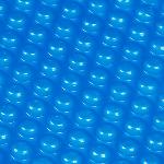 Bache à bulle été 400µ bleue pour piscine 5 x 8 m