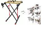 Etabli d'atelier multifonction pliable / réglable sur 4 hauteurs