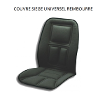 Couvre siege pour voiture ergonomique avec renforts couleur noir PE