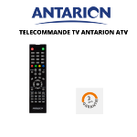 Telecommande TV antarion ATV