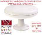 Antarion Antenne TNT 35DB camping-car Omnidirectionnelle , caravane 