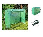 Serre de jardin à tomates 200 x 77 x 169 cm - Ouverture zip