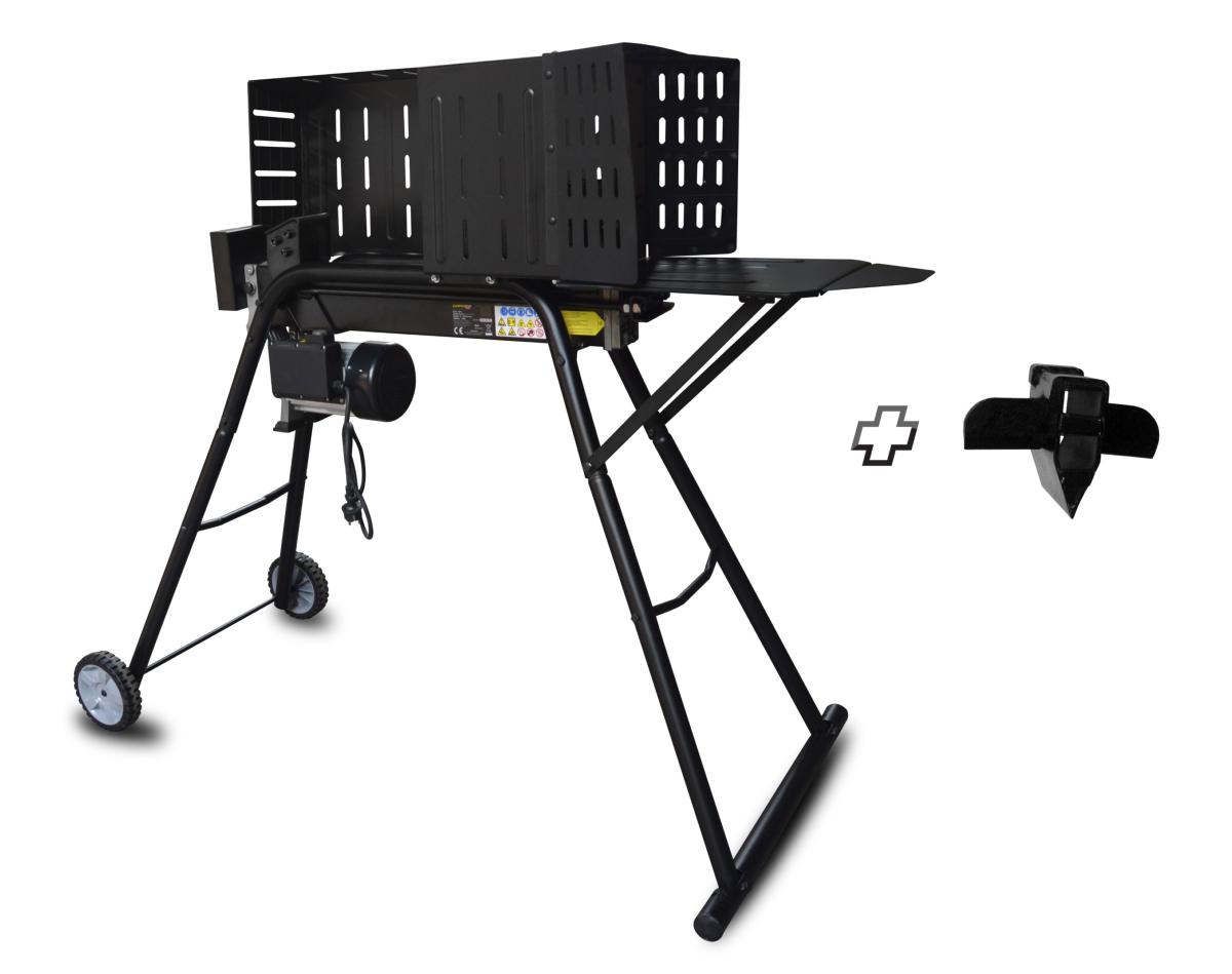 Fendeur de bûches électrique horizontal 2300 W 7 Tonnes