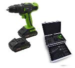 Perceuse / Visseuse à percussion + 2 batteries 18V + coffret accessoires