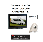 Antarion Pack Camera de recul écran 7' spécial FOURGON