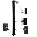 Douche de jardin extérieur solaire Noir 35 L - Idéal piscine / camping