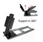 ANTARION Support TV placard 360° - Camping car