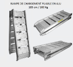 Rampe de chargement pliable en alu 182 cm 200kg