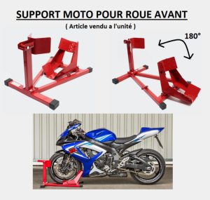 Support de roue avant pour moto