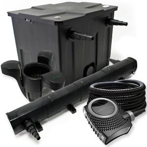 Kit de filtration biologique uvc 72w bassin 12000 L max + tuyau et skimmer flottant