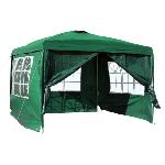 Barnum - Tonnelle 3x3m avec panneaux amovibles - VERT