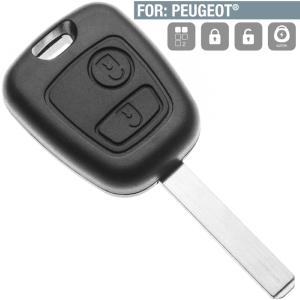 Boitier télécommande Plip 2 Boutons Peugeot 107, Partner, Ranch