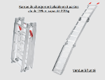 Rampe de chargement moto pliable 199cm 270kg